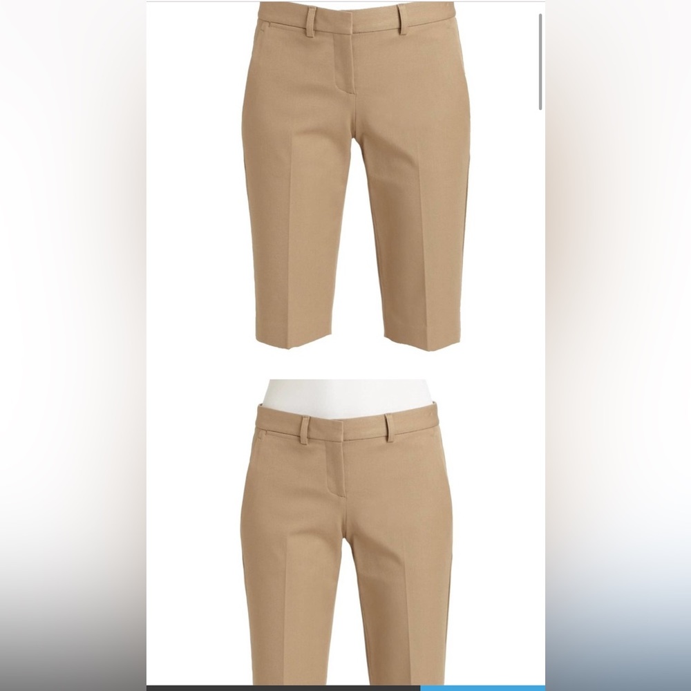 THEORY Stretch Canvas Palmer S Bermuda Short Size 2
